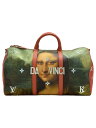 【中古】LOUIS VUITTON◆ダ・ヴィンチ/キーポルバンドリエール50/ボストンバッグ/PVC/PNK/総柄/M43377【バッグ】