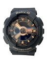 【中古】CASIO◆クォーツ腕時計・Baby-G/デジアナ/BLK【服飾雑貨他】(2)