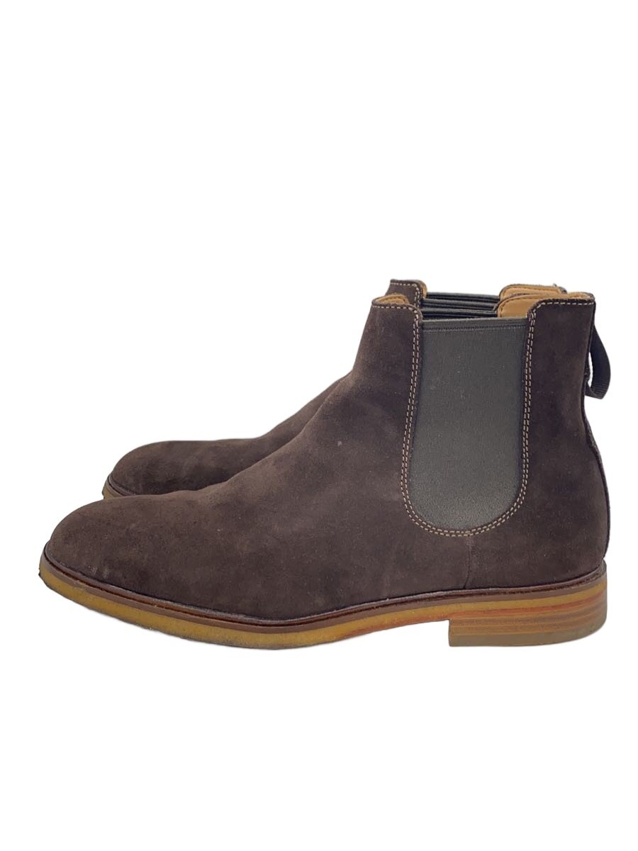 【ブランド】Clarks 【ブランドカナ】クラークス 【型番】 【程度】C 【サイズ】28cm 【メインカラー】ブラウン 【素材・生地】スウェード 【キーワード】　　 2026/02/05 セカンドストリート日立金沢店【3556】【中古】Clarks◆サイドゴアブーツ/28cm/BRW ブランド Clarks 型番 カラー ブラウン 柄 素材・生地 スウェード>色・素材について サイズ 28cm>サイズ表示について 実寸（cm） 【ブーツ】 ヒール：3 / 高さ：18 / ソール全長：31 【その他】 その他サイズ：/ 商品は　セカンドストリート日立金沢店の店頭にて販売しております。商品に関するお問合わせは、お電話(TEL:0294-25-6024)にて、問合わせ番号：2335564332853をお伝えください。 配送方法やお支払い方法に関するお問い合わせは、サポートセンターまでご連絡をお願いします。 ※お電話の対応は営業時間内のみとなります。お問い合わせフォームでお問い合わせの際はご注文番号をご記入下さい