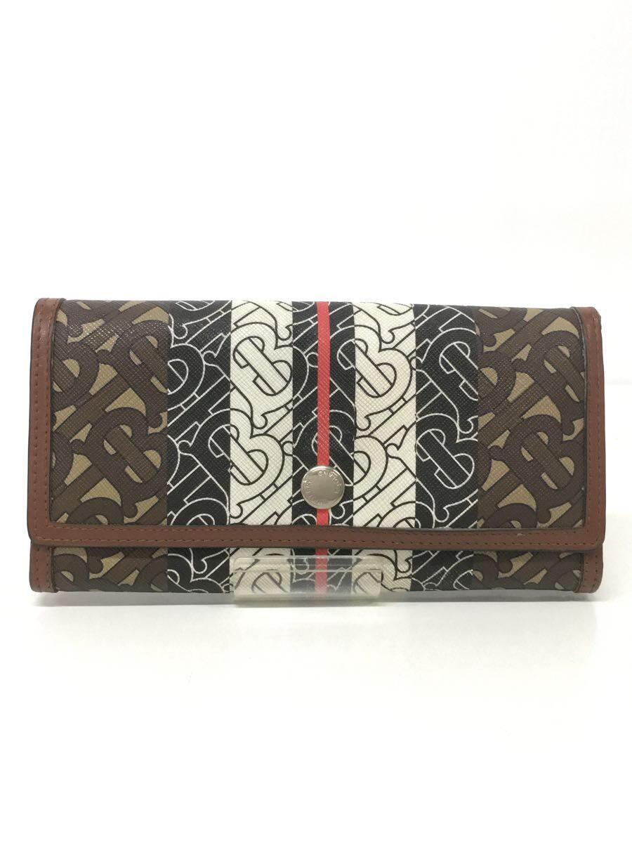 【中古】BURBERRY◆長財布/PVC/マルチカラー/総柄/メンズ/8022012【服飾雑貨他】