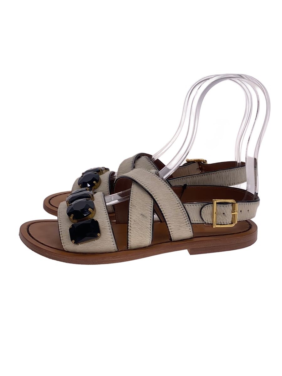 其它 - 【中古】MARNI◆サンダル/35/クリーム【シューズ】