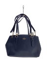 【中古】COACH◆ショルダーバッグ/--/NVY/無地/f57520【バッグ】