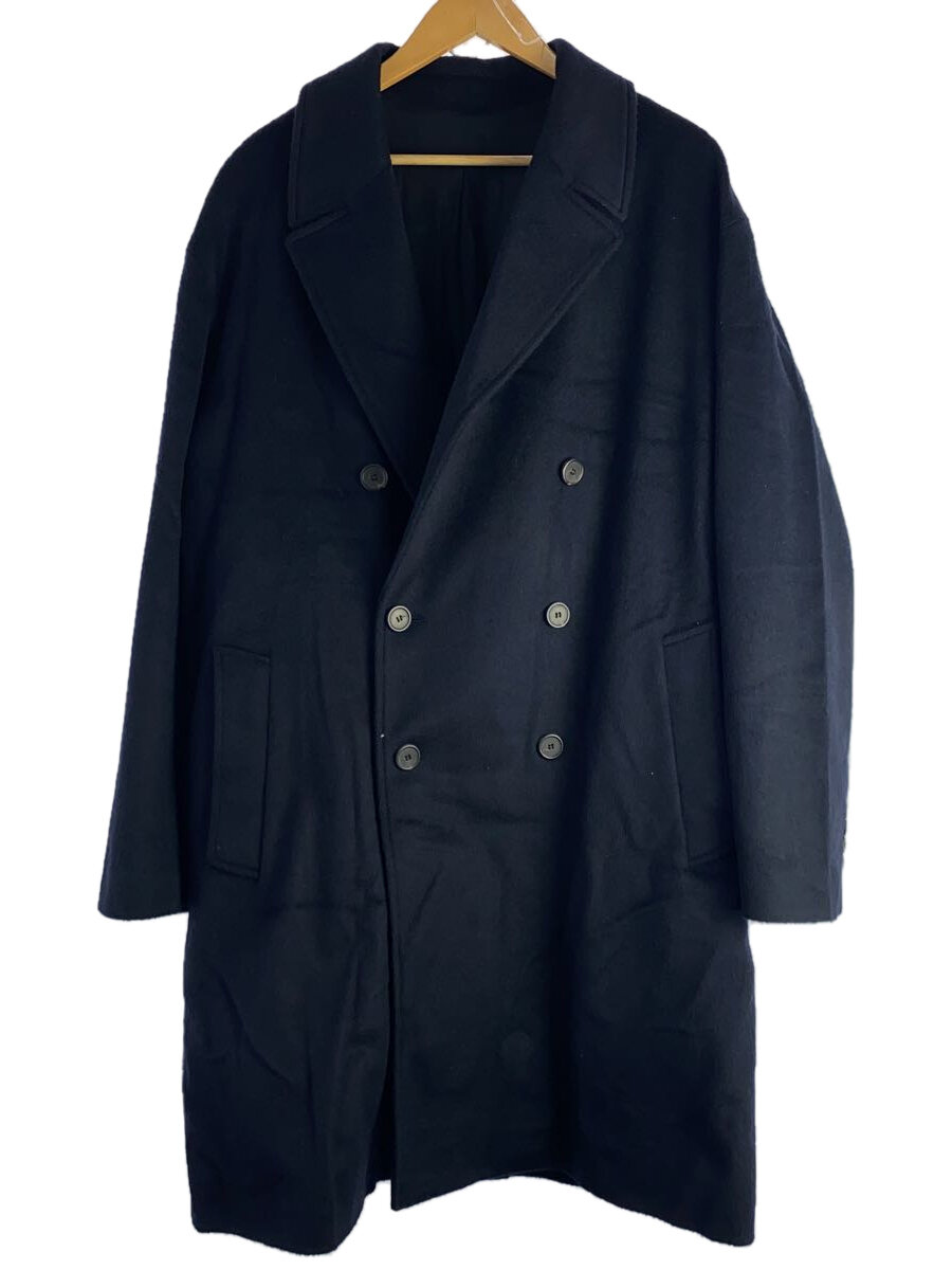 【中古】AMI Alexandre Mattiussi◆コート/L/ウール/NVY/h15m12.16【メンズウェア】