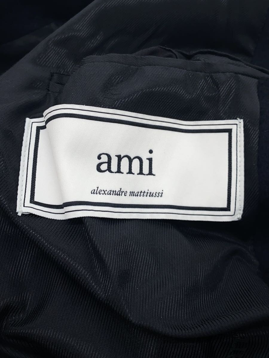 【中古】AMI Alexandre Mattiussi◆コート/L/ウール/NVY/h15m12.16【メンズウェア】
