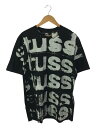 【中古】STUSSY◆Tシャツ/L/コットン/B