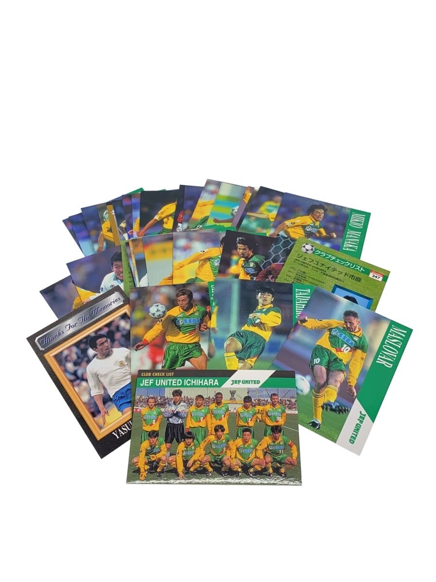 【中古】EPOCH◆J.CARDS/ジェフ市原/37枚まとめ/奥寺康彦・城彰二・秋葉忠宏など//【ホビー】
