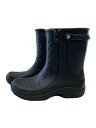 【中古】crocs◆レニー2.0/クラシックレインブーツ/ブーツ/US7/BLK/PVC/16010【シューズ】