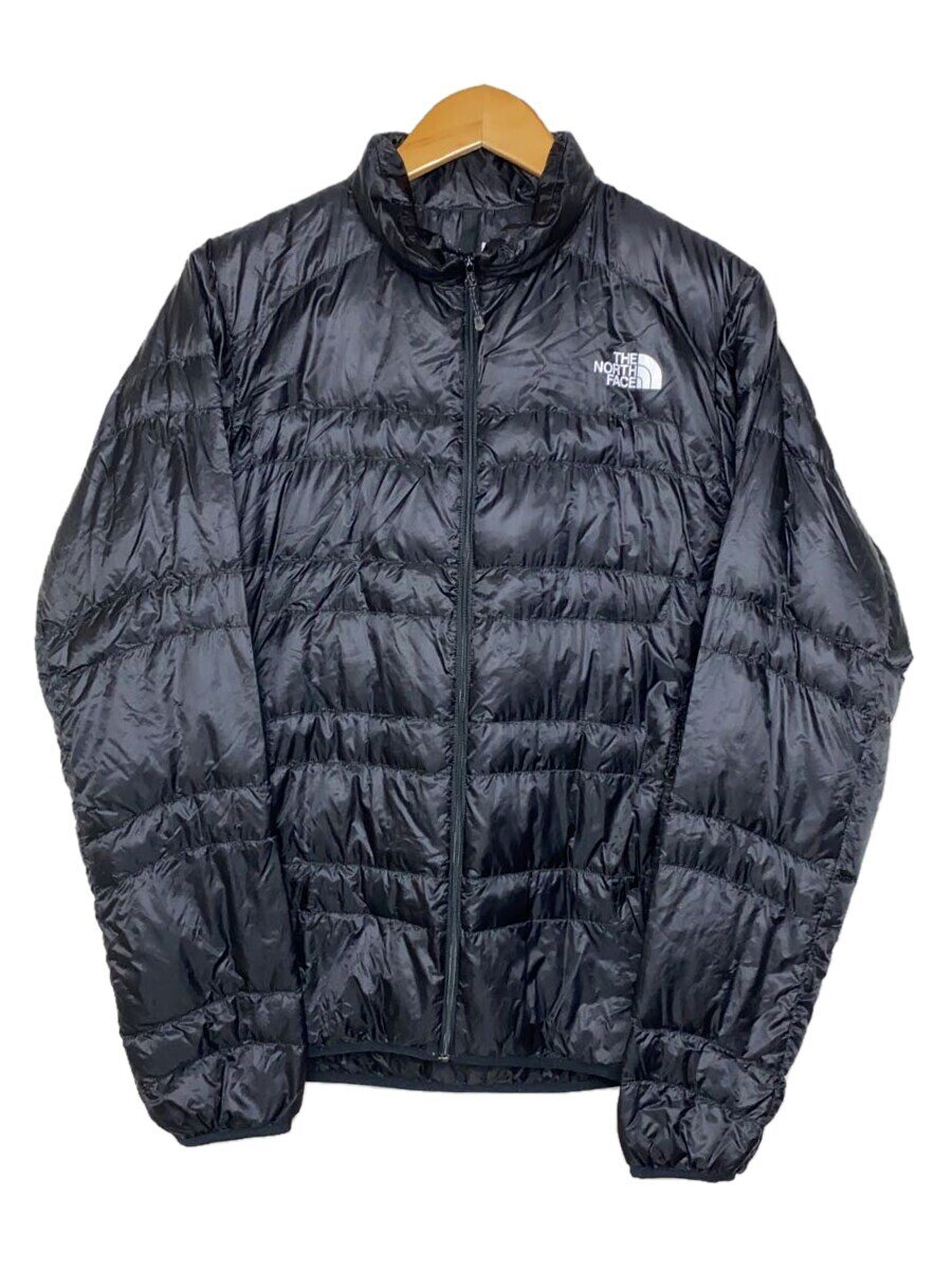 【中古】THE NORTH FACE◆LIGHT HEAT JACKET_ライトヒートジャケット/L/ナイロン/BLK//【メンズウェア】