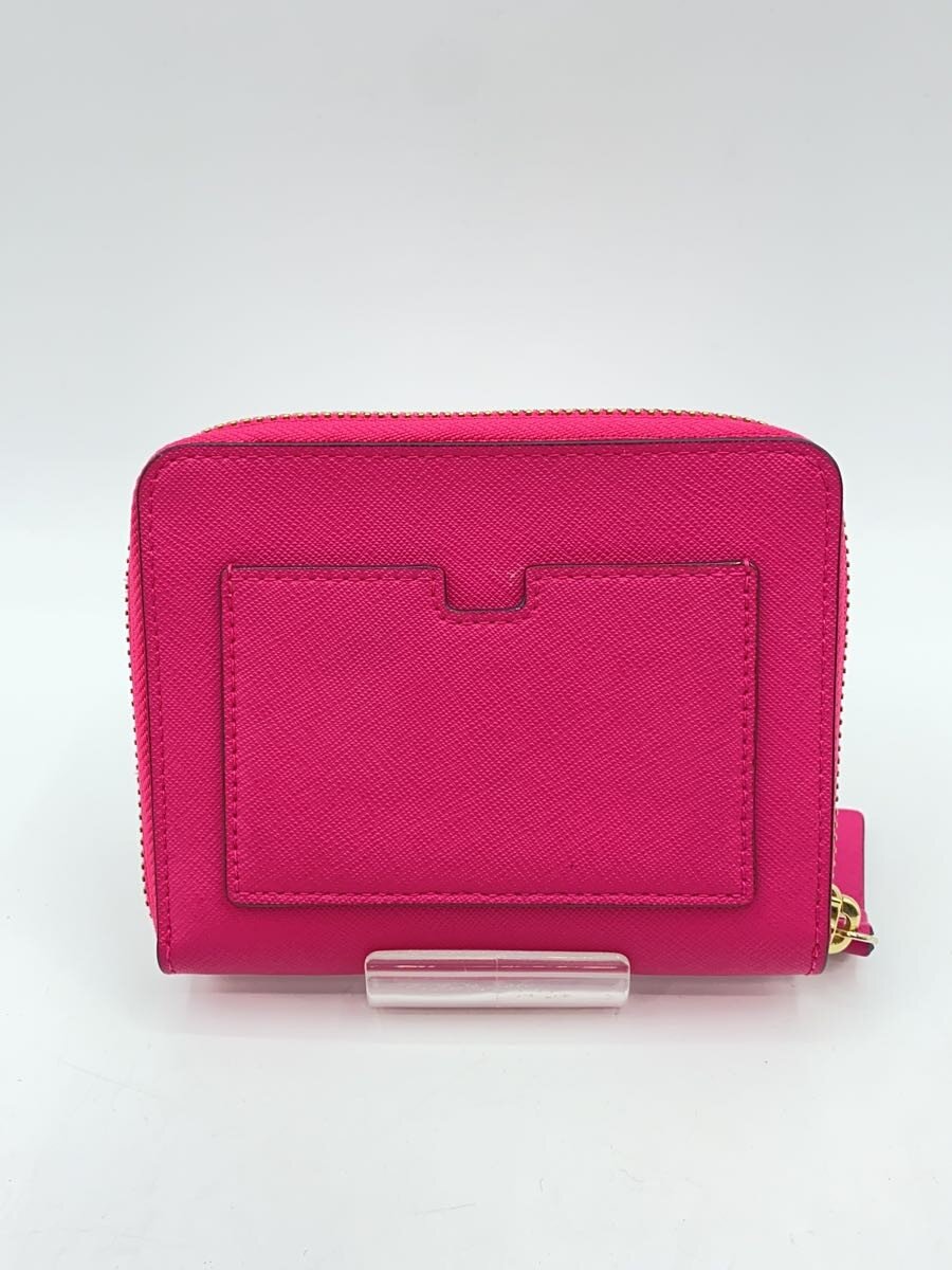 【中古】kate spade new york◆財布/レザー/PNK/レディース【服飾雑貨他】
