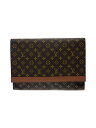 【中古】LOUIS VUITTON◆ポルト・エンベロープ_モノグラム【バッグ】