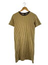 【中古】NUMBER (N)INE◆03SS/半袖ワンピース/2/コットン/CML/ストライプ//【レディースウェア】