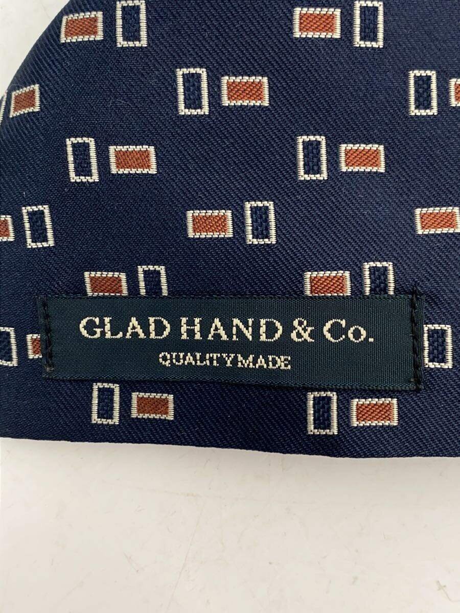 【中古】GLAD HAND◆ストール/ネイビー/総柄/メンズ【服飾雑貨他】 2