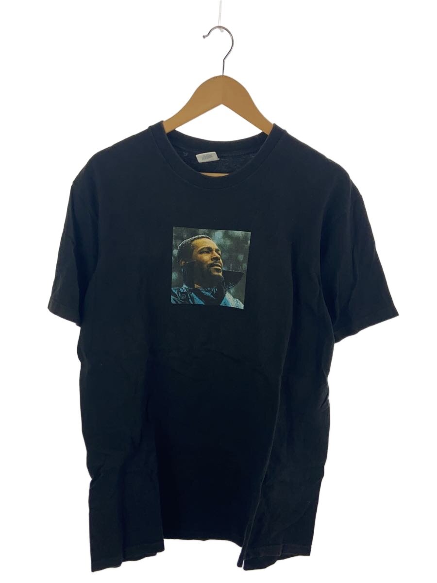 【中古】Supreme◆18FW/Marvin Gaye Tee/Tシャツ/L/コットン/BLK//【メンズウェア】