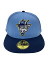 【中古】Supreme◆Goat New Era/キャップ/7 5/8/ポリエステル/BLU/メンズ【服飾雑貨他】