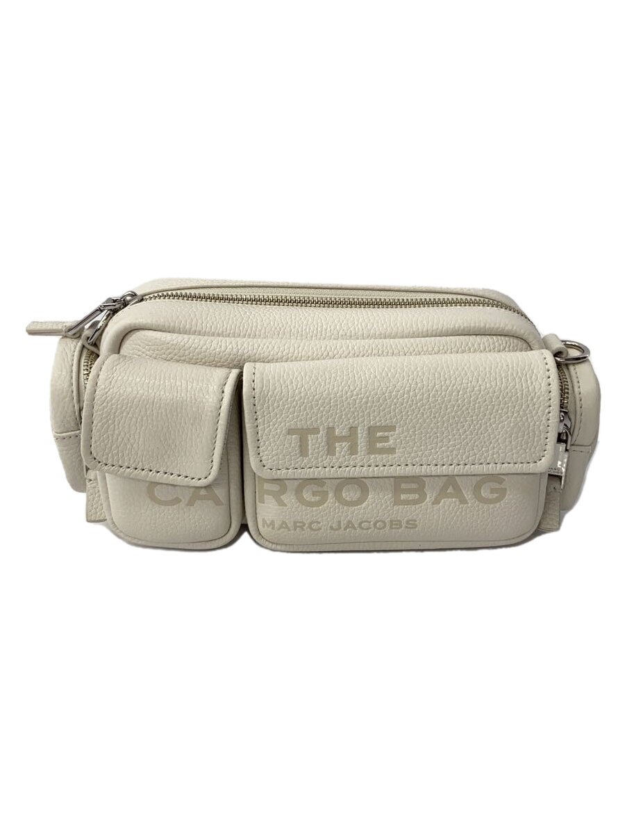 【中古】MARC JACOBS◆ショルダーバッグ/レザー/WHT【バッグ】