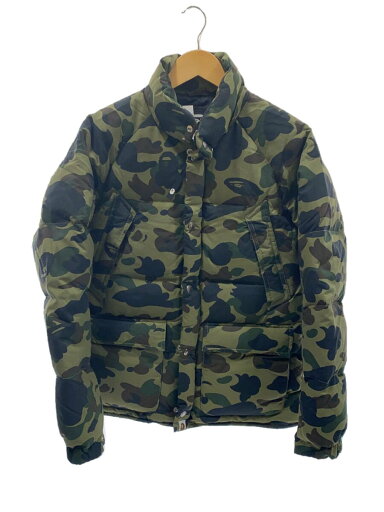 【中古】A BATHING APE◆ダウンジャケット/S/ナイロン/GRN/カモフラ/001HJA801008X【メンズウェア】 【中古】A BATHING APE◆ダウンジャケット/S/ナイロン/GRN/カモフラ/001HJA801008X【メンズウェア】