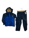 【中古】THE NORTH FACE◆HYVENT RAINTEX/セットアップ/120cm/ナイロン/BLU/NPJ11911//【キッズ】