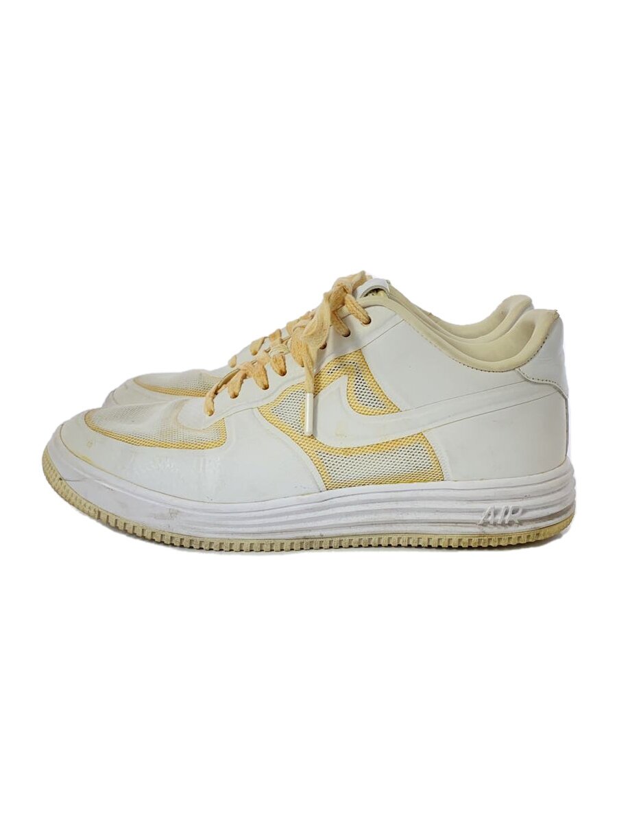 【中古】NIKE◆LUNAR FORCE 1 FUSE NRG/ルナフォースヒューズ/ホワイト/573980-100/26.5cm/WH【シューズ】