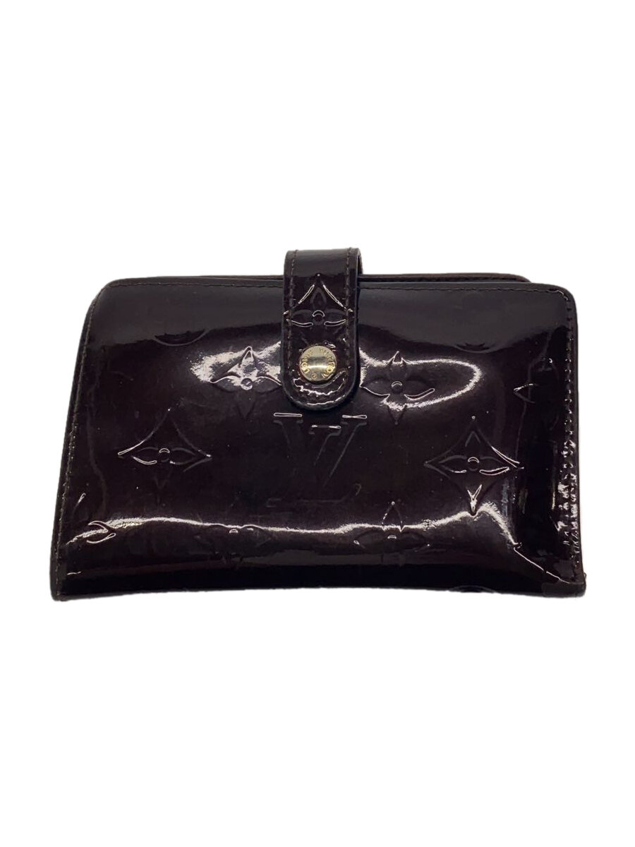 【中古】LOUIS VUITTON◆ポルト・フォイユ・ヴィエノワ_モノグラム・ヴェルニ_BRD/エナメル/BRD/レディース【服飾雑貨他】