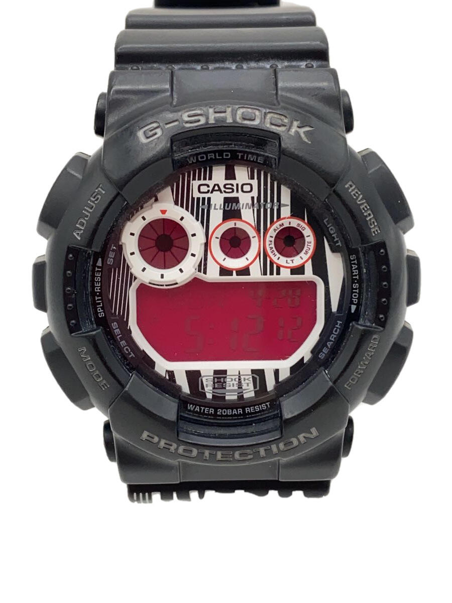 【中古】CASIO◆クォーツ腕時計・G-SHOCK/デジタル/BLK【服飾雑貨他】