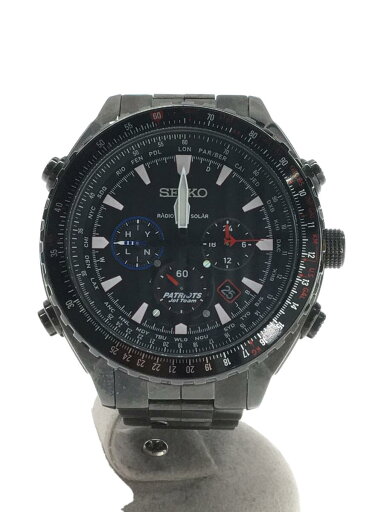 【中古】SEIKO◆PATRIOT JET TEAM Limited Edition/2000ソーラー腕時計/アナログ/8B92-0【服飾雑貨他】 【中古】SEIKO◆PATRIOT JET TEAM Limited Edition/2000ソーラー腕時計/アナログ/8B92-0【服飾雑貨他】