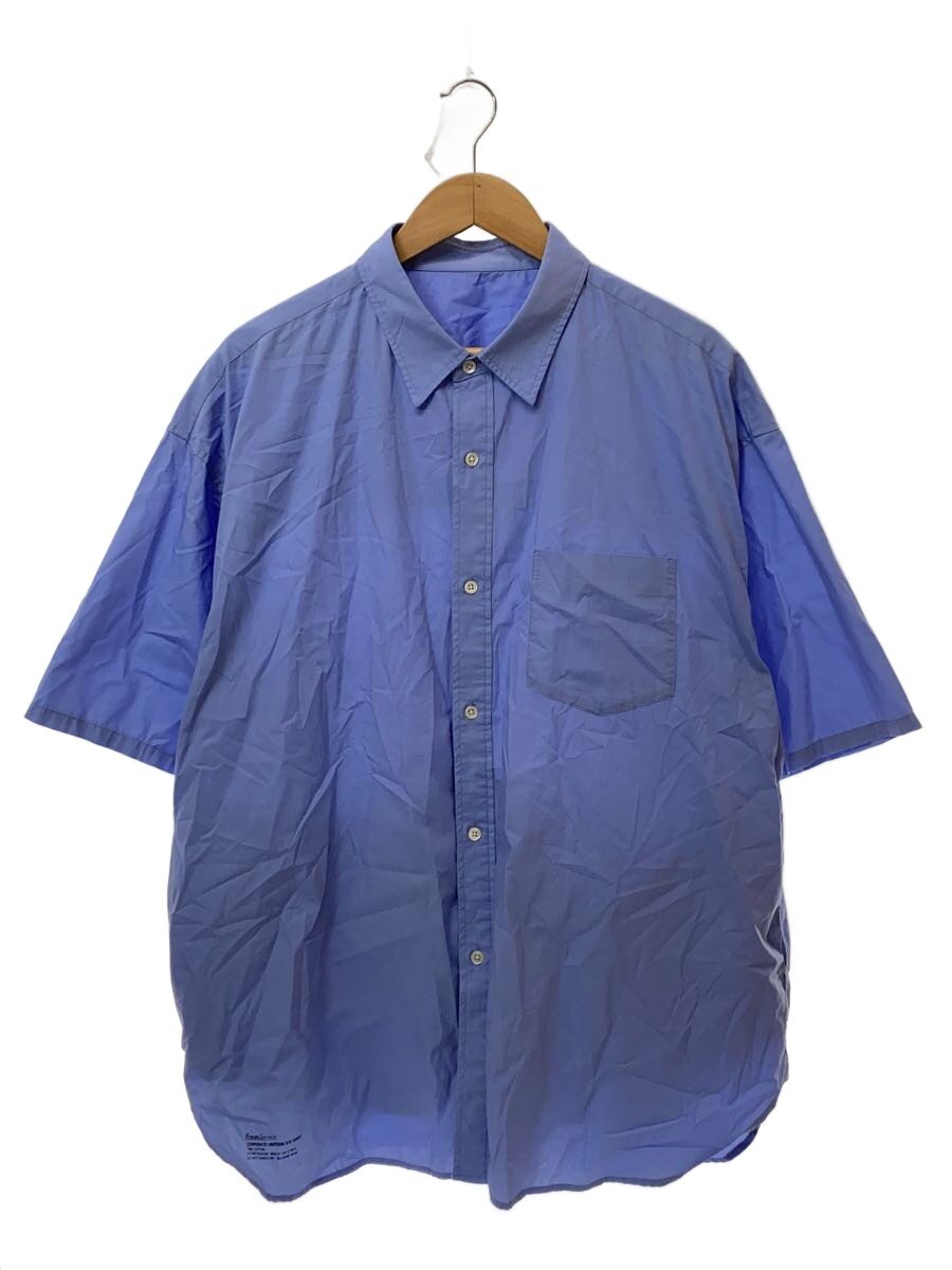 FreshService◆コーポレートユニフォーム/半袖シャツ/M/コットン/ブルー/FSC241-50111B