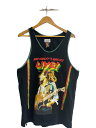 【中古】WACKO MARIA◆BOB MARLEY TANK TOP/M/コットン/BLK//【メンズウェア】
