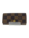【中古】LOUIS VUITTON◆ミュルティクレ4_ダミエ・エベヌ_BRW/--/BRW/メンズ【服飾雑貨他】(4)