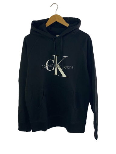 【中古】Calvin Klein Jeans◆A-LS REL MONOLOGO HD/パーカー/M/コットン/BLK/J326969【メンズウェア】 【中古】Calvin Klein Jeans◆A-LS REL MONOLOGO HD/パーカー/M/コットン/BLK/J326969【メンズウェア】