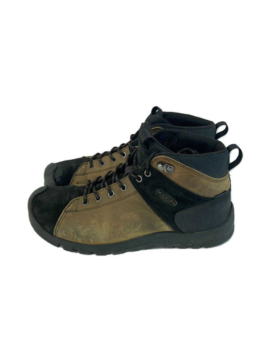 【中古】KEEN◆トレッキングブーツ/28cm/BLK【シューズ】