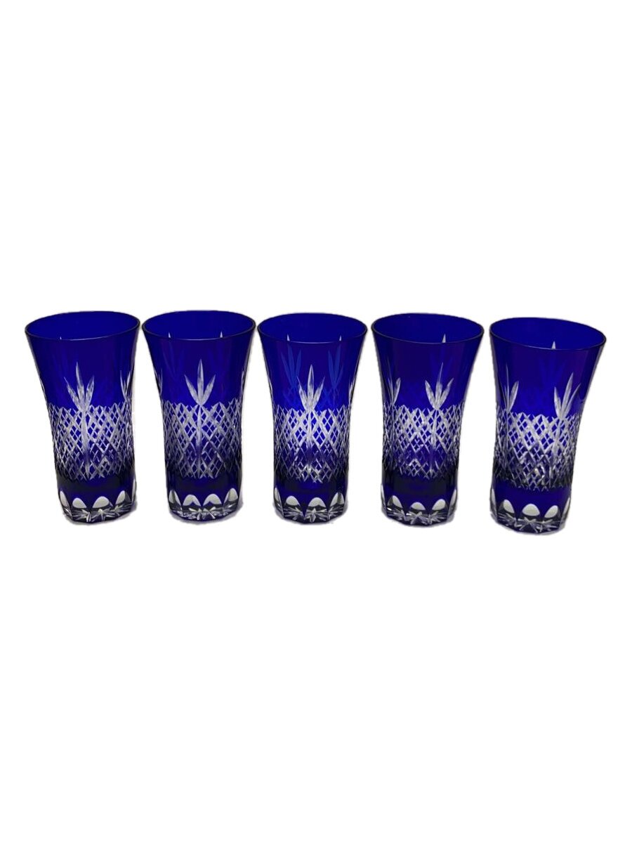Other - 【中古】万葉切子/グラス/5個セット【キッチン用品】