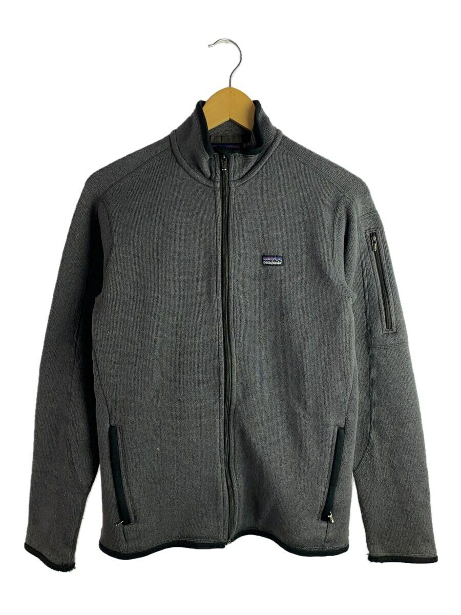 【中古】patagonia◆フリースジャケット/M/ポリエステル/GRY/25540【メンズウェア】