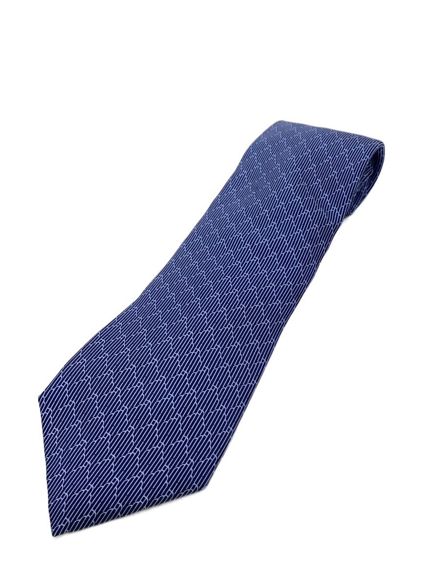 DUNHILL - 【中古】dunhill◆ネクタイ/シルク/BLU/総柄/メンズ【服飾雑貨他】
