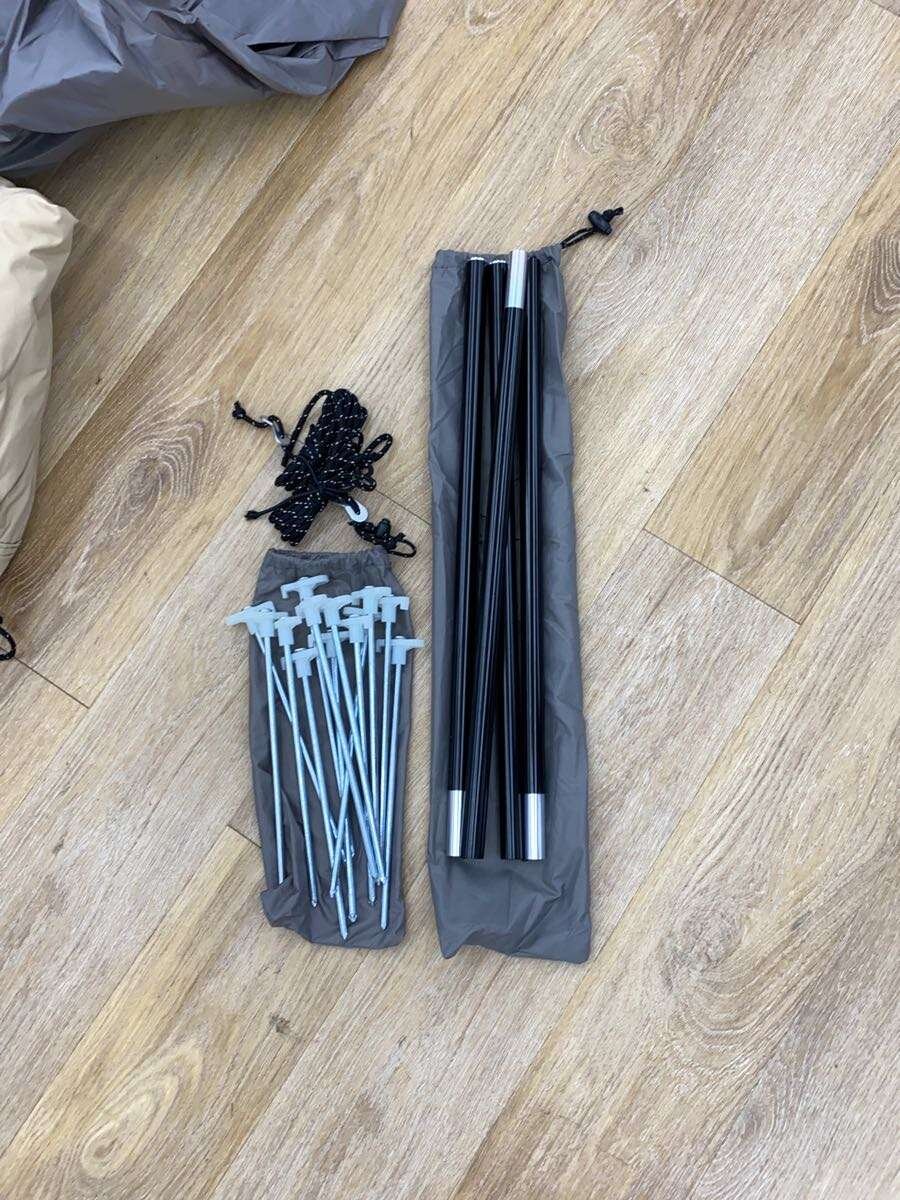 2nd STREET 楽天市場店の【中古】DOD◆タープ/1人用/BEG/MUSHA TENT T1-819-TN//【スポーツ】｜アングル2