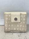 【中古】BVLGARI◆BVLGARI/2つ折り財布/キャンバス/ベージュ/総柄/メンズ【服飾雑貨他】