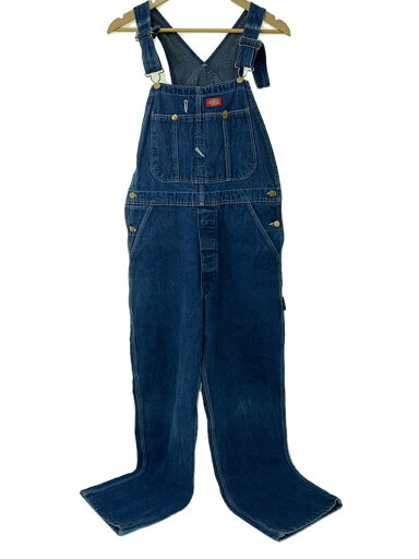【中古】DICKIES◆90s頃/デニムオーバーオール/32/デニム/インディゴ/無地/ディッキーズ//【メンズウェア】 【中古】DICKIES◆90s頃/デニムオーバーオール/32/デニム/インディゴ/無地/ディッキーズ//【メンズウェア】