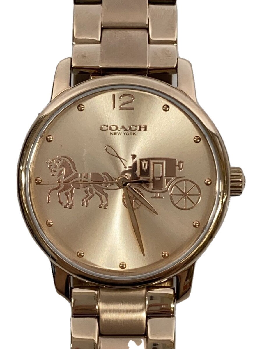 LANCASTER - 【中古】COACH◆腕時計/アナログ/ステンレス/14502977【服飾雑貨他】