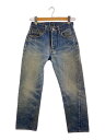 【中古】Levi’s◆80s/66後期/裏ボタン刻印6/紙パッチ欠品/ボトム/--/--/IDG【メンズウェア】(4)