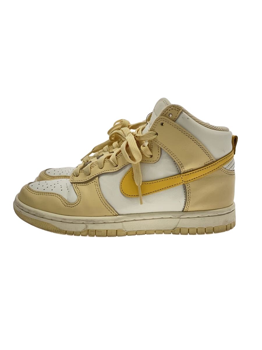 【中古】NIKE◆DUNK HIGH_ダンク ハイ/24cm/CRM【シューズ】