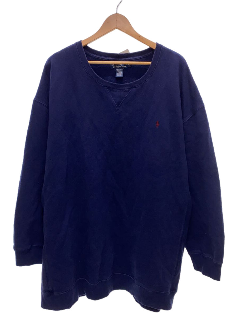 【中古】POLO RALPH LAUREN◆スウェット/XXL/コットン/NVY【メンズウェア】