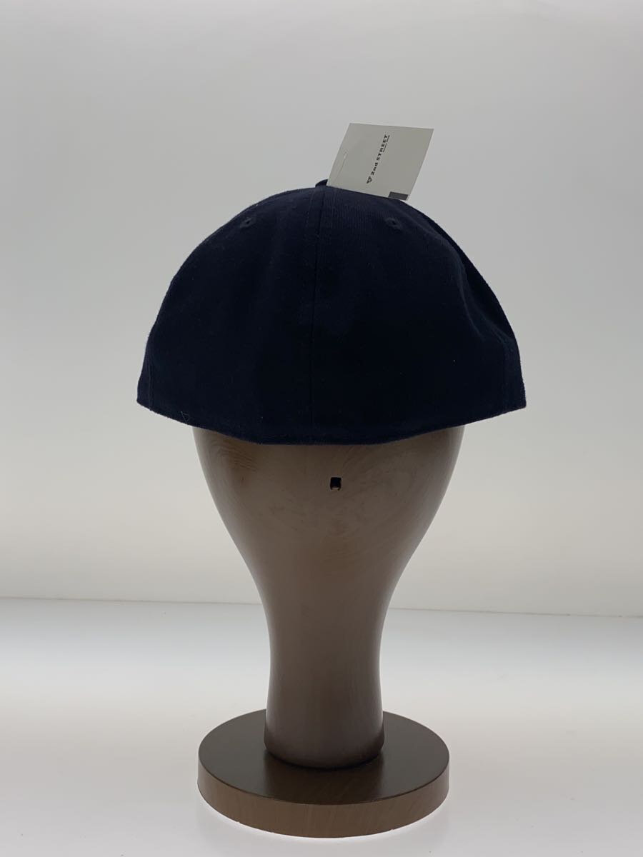 【中古】NEW ERA◆キャップ/7 3/8/ポリエステル/NVY/メンズ【服飾雑貨他】