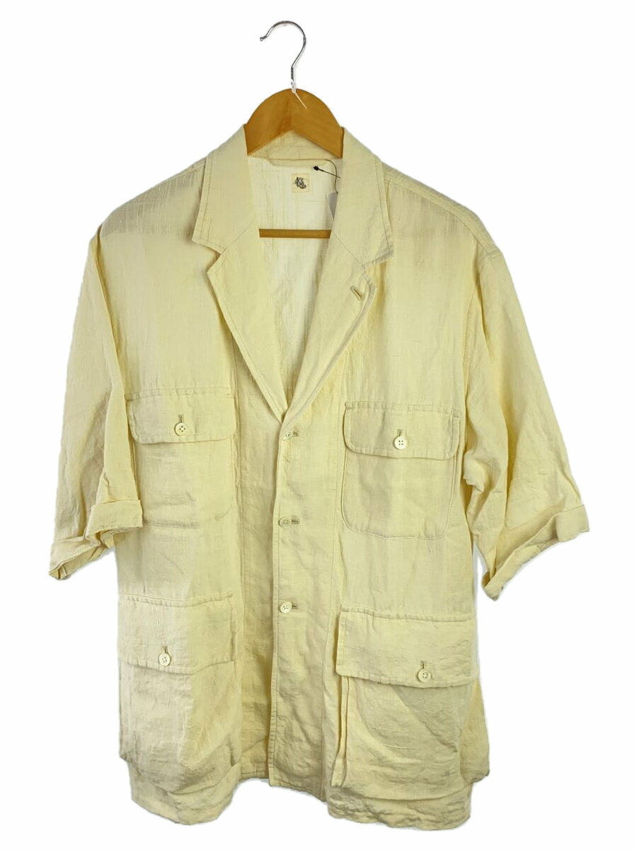【中古】KAPTAIN SUNSHINE◆20SS/SS Safari Jacket/シルク混/ジャケット/38/リネン/IVO/KS20SJK07【メンズウェア】