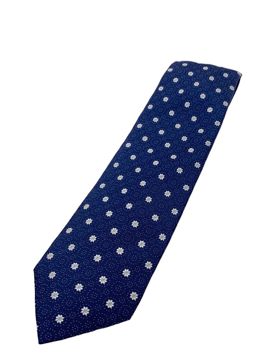 【中古】dunhill◆ネクタイ/シルク/NVY