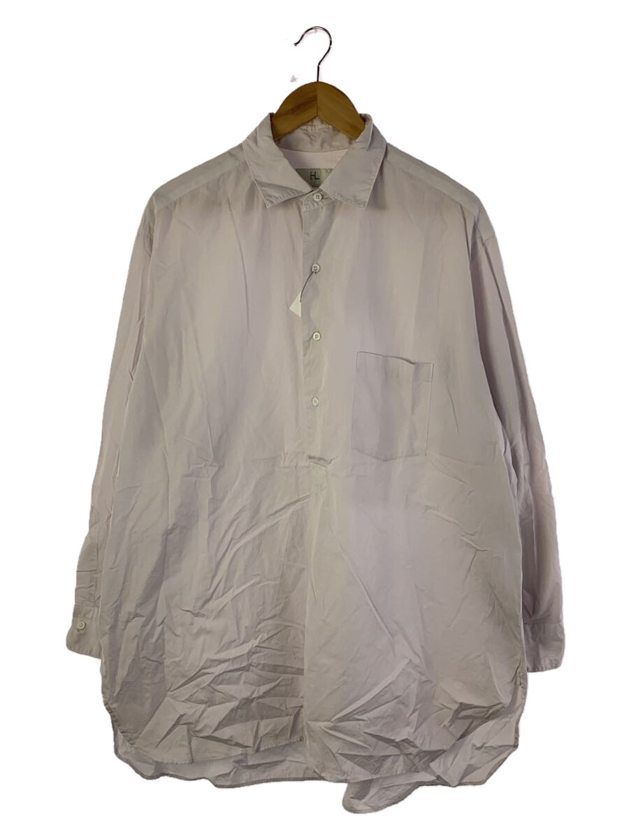 【中古】HERILL◆長袖シャツ/2/コットン/クリーム/スビンコットンプルオーバーシャツ/22-050-HL-8040-1【メンズウェア】