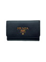 【中古】PRADA◆キーケース/レザー/BLK/レディース【服飾雑貨他】