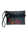 【中古】COACH◆クラッチバッグ/--/BLK/総柄/F84636【バッグ】