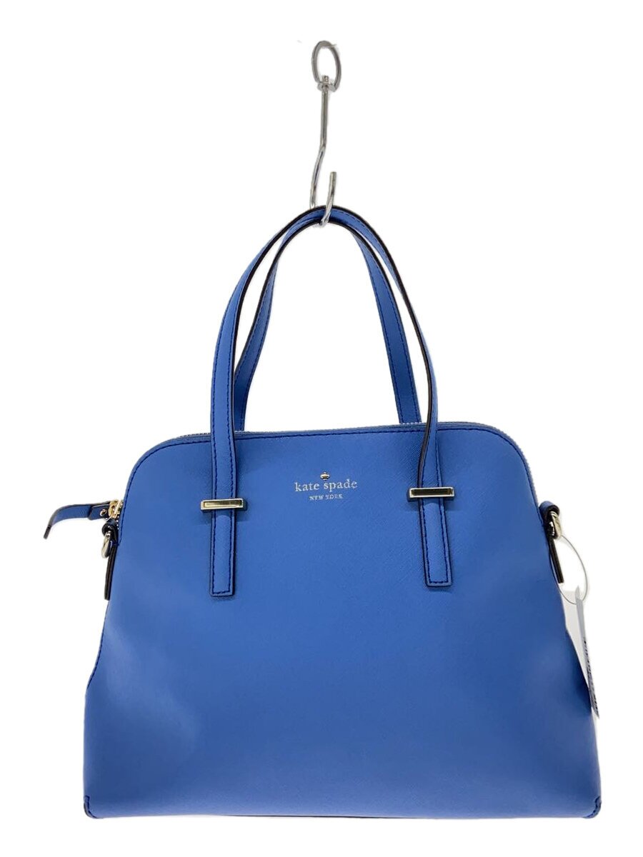 KATE SPADE - 【中古】kate spade new york◆ショルダーバッグ/レザー/BLU/無地/PXRU4471【バッグ】