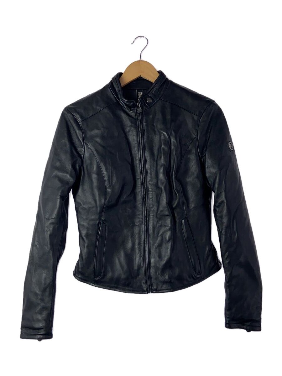 【中古】MATCHLESS◆シングルライダースジャケット/XS/レザー/BLK/123044//【レディースウェア】