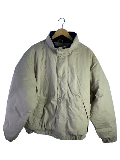 【中古】EDDIE BAUER◆ダウンジャケット/XL/ナイロン/CRM【メンズウェア】 【中古】EDDIE BAUER◆ダウンジャケット/XL/ナイロン/CRM【メンズウェア】