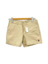 【中古】RALPH LAUREN SPORT◆ショートパンツ/2/コットン/BEG3【レディースウェア】